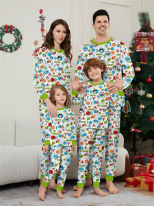 Pyjamas de Noël pour garçons et fillesHommes et femmesPyjamasPyjamas de Noël SetRed Pyjamas de Noël - Product Image 3
