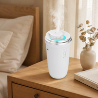 Diffuseur d'huiles essentielles portable USB/Type-C rechargeable de haute qualité, mini diffuseur de parfum super compact pour hôtel, pour un air frais