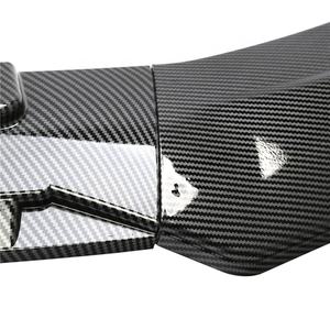Yddtouch — lèvre de pare-choc avant universel, 3 pièces, en Fiber de carbone, Kit universel pour voiture, <span class=keywords><strong>Sedan</strong></span>, Coupe - Product Image 5