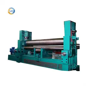 Mc Aluminium Sheet Manufacturing Machinery 4-Roll Hydraulic Cnc Plate Bending Rolling Machine For Sale W11 Sheet