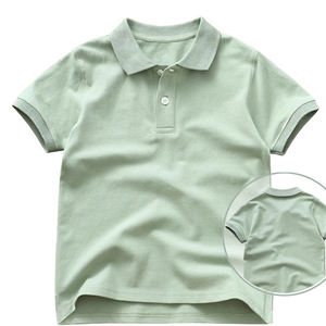 Camiseta Polo de Manga Corta con Solapa, Estilo Nuevo, para Niños, Deportiva, de Verano, Color Sólido, Informal, Fresca, Personalizable - Product Image 3