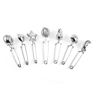 Colador de Té de Acero Inoxidable 304, Malla Fina, Reutilizable, Estilo Simple y Pulido - Product Image 2