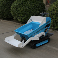 Prix réel Nouveau Type de chargeur frontal à faible coût Mini Dumper sur chenilles Capacité de 500kgTon Noyau de moteur de pompe hydraulique multifonction
