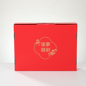 Custom Logo <strong>Suitcase</strong> Corrugated <strong>Cardboard</strong> Red Corrugated Shoe Packaging Big Shipping Boxes Custom With Logo - Product Image 4