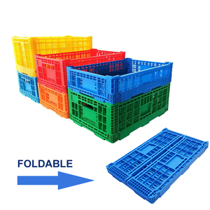 Cesto Pieghevole Contenitore Richiudibile Cesto Impilabile in Rete di <span class=keywords><strong>Plastica</strong></span> Scatola Pieghevole <span class=keywords><strong>per</strong></span> Frutta e Verdura Cina - Product Image 2