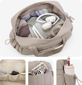 Спортивная сумка для женщин, дорожная сумка, легкая сумка для путешествий на выходные, сумка через плечо, водонепроницаемая, OEM - Product Image 3