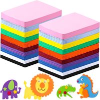 Feuille de caoutchouc mousse Eva colorée Feuille de mousse Eva 1.5mm 2mm Fourniture de bureau et de papeterie.