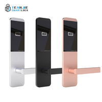 Système de contrôle d'accès intelligent sans fil en alliage d'aluminium de haute qualité avec carte RFID, serrure électronique pour chambre d'hôtel pour porte en bois