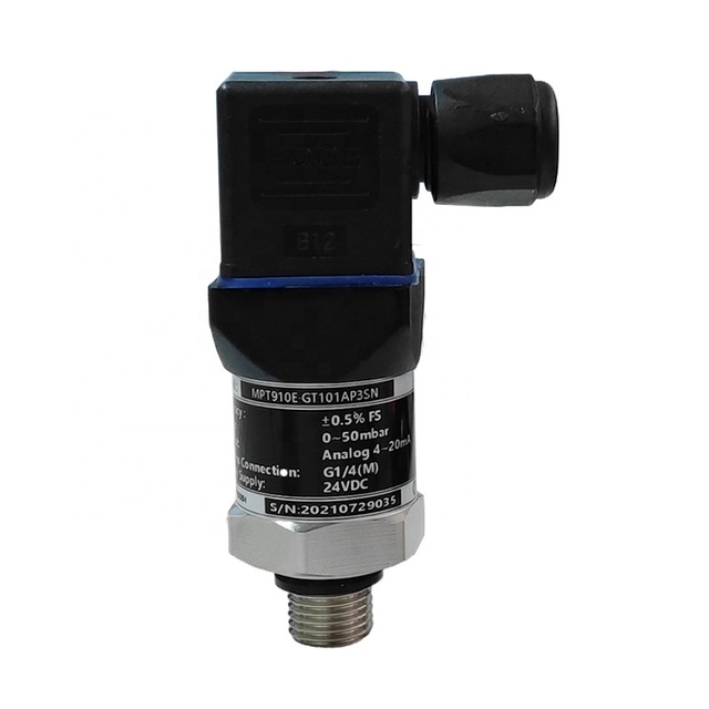MPT910E: Customized Mini-Size 316ss RS485 Modbus Universal Pressure Transmitter Sensor 0.25%/0.5%FS IP65 for Air/Gas CE/RoHS