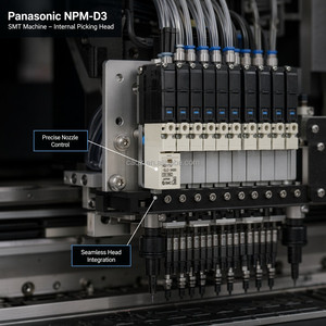  Vanne solénoïde 10-VQ110U-5MO-X46 N510054843AA pour tête de placement <span class=keywords><strong>Panasonic</strong></span> CM402 CM602 NPM, pièces de rechange pour le contrôle du vide - Product Image 5