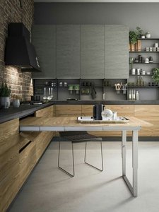 <span class=keywords><strong>Cuisine</strong></span> compacte avec îlot <span class=keywords><strong>sur</strong></span> roulettes de Muebles De Cocina - Product Image 3