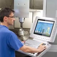 Monitor Táctil Industrial de 15.6 Pulgadas IP65, Pantalla Capacitiva de Alto Brillo 1000Nits con Marco Abierto para Equipos de Automatización