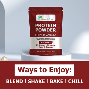 Productos de Nutrición Deportiva con Proteína de Etiqueta Personalizada, Proteína en Polvo con Sabor a Vainilla Francesa, Sin Caseína, Favorece la Digestión - Product Image 2