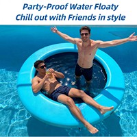 En gros, Flotteur de piscine gonflable portable en PVC, Série HM, Hamac en maille SunChill, Radeaux aquatiques pour mer et lac, Personnalisable