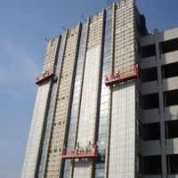 Acier + peinture ZLP630 Entretien de façade de bâtiment temporaire électrique Plate-forme suspendue Berceau suspendu