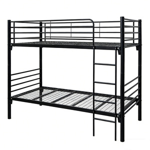 <span class=keywords><strong>Letto</strong></span> a Castello in Metallo Stile Americano, Doppio <span class=keywords><strong>Letto</strong></span> Singolo per Dormitorio - Product Image 2