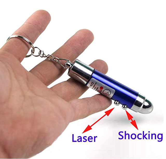 2026 Novelties Creative Prank Trick Electric Shocking Bullets with Keychain Funny Joke Trick Gadget Safety for Fool's Day Gift