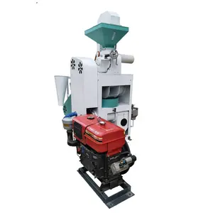 500-600kg Per Hour Sunfield Automatic Diesel Engine Small Combined Rice Mill Machine Rice Huller