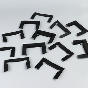 Tamaño personalizado OEM baño vidrio abrazadera goma silicona duradera EPDM NBR FKM almohadilla Junta sello impermeable accesorios <span class=keywords><strong>de</strong></span> baño - Product Image 3