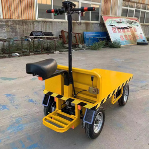 Camión de Carga Eléctrico de Cuatro Ruedas con Plataforma Plana para Logística de Almacén - Product Image 1