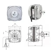 Moteur de ventilateur de réfrigération AC à pôles ombragés, 25W 30W, universel, électrique, 220V, pour réfrigérateur domestique et commercial