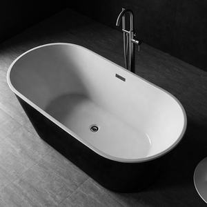 Apparence à la mode Baignoires autoportantes Baignoires classiques autoportantes de luxe pour adultes - Product Image 2