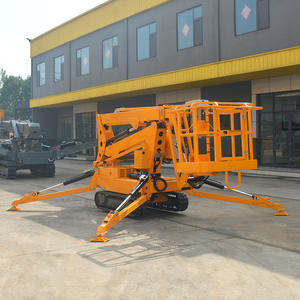 ผู้ผลิตเครื่องยกไฮดรอลิกเคลื่อนที่แบบหลายสเปค รถตีนตะขาบควบคุมระยะไกล แขนโค้งแบบสไปเดอร์ไฮดรอลิก - Product Image 3