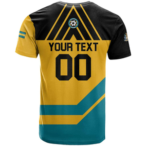 T-<span class=keywords><strong>Shirt</strong></span> Personalizzata di Football e Rugby delle Bahamas, Go Bahamian Slayers, 100% Poliestere, Stampa Casual, Personalizzazione all'Ingrosso - Product Image 1