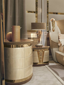 Cabecero italiano de lujo, muebles de dormitorio de gama alta, de cuero blanco, tamaño <span class=keywords><strong>King</strong></span>, cama con Mesillas de noche - Product Image 4