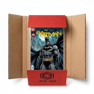 Pochette d'expédition rigide pliable robuste pour magazines et bandes dessinées, avec protection des coins, extra résistante - Product Image 1