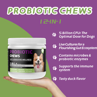 Pet Yuan Soft Chews Gâteries digestives pré-probiotiques Suppléments de santé immunitaire à mâcher pour chiens