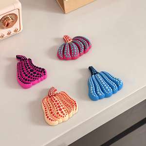 Imanes Personalizados de PVC para Refrigerador, con Diseño Creativo de Hongo, Calabaza y Hierba, Adhesivos Magnéticos Decorativos de Goma Suave - Product Image 3