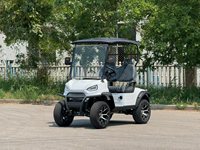 Voiture de golf électrique 6 places, châssis en aluminium, batterie 220V, certifiée CE, 30 km/h, voiture de club de chasse