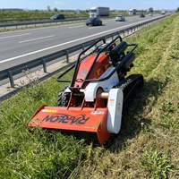 Tondeuse à gazon autopropulsée télécommandée de type broyeur frontal pour vergers