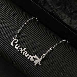 Collar Personalizado con Nombre de Bruja para Mujer, Chapado en Oro de 14k/18k, Acero Inoxidable 316L, para Halloween - Product Image 4