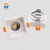 Nuevo diseño Trimless MR16 GU10 Led Downlight ajustar Cob Down lámparas accesorio de carcasa empotrado Spot Down Light para Hotel Downlights