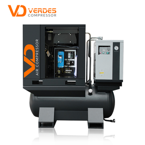 Verdes Công Nghiệp Tất cả trong một Slient rotery Máy nén khí 7.5KW 11Kw 15KW 22Kw tốc độ biến <span class=keywords><strong>ROTARY</strong></span> Máy nén khí trục vít - Product Image 3