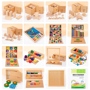 Neue Promotion Kids Wood Interaktives Spielzeug Montessori Wooden Early Educational 15 in 1 Fröbel Puzzle Spielzeug für Kinder - Product Image 6