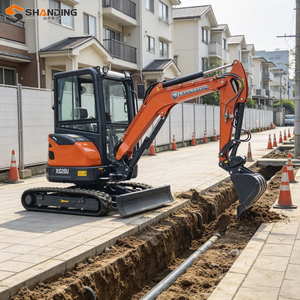 China 2.5ton Crawler Mini Digger 1ton 2ton 3ton <b>Small</b> Excavator Hydraulic Bagger Mini Excavator farm Euro5 EPA micro excavator - Product Image 4