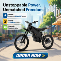 Moto électrique tout-terrain Talaria X3 Pro 2026 puissante 6KW homologuée route pour adultes, longue autonomie, Talaria XXX Pro