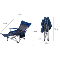 Foerstine chaise pliante d'extérieur pliable avec porte-gobelet à double usage loisirs camping pique-nique salon chaises de plage de pêche portables
