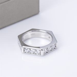 Bague en diamant de laboratoire Messi Jewelry, bague en argent sterling S925, bague pour homme, bijoux - Product Image 6