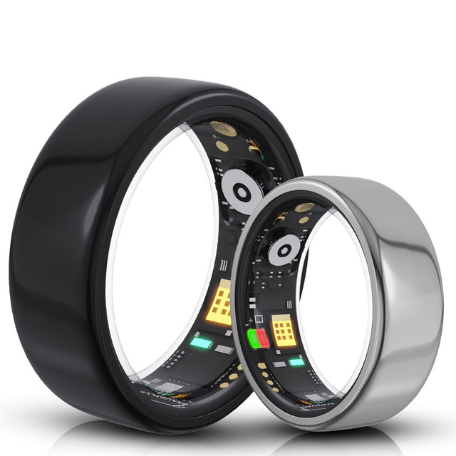 New Arrival LA380 Waterproof Health Tracker Smart Fitness Ring Heart Rate Blood Oxygen Monitor Fitness Smart Health Ring