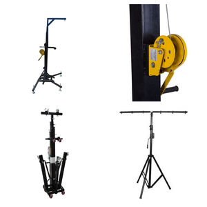 Soporte de Elevación Telescópico Móvil de 6M de Altura, Soporte Cuadrado para Iluminación de Eventos, Soporte de Manivela, Certificado FS TUV, Aleación de Aluminio - Product Image 1