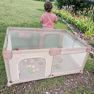 ODM Clôture de sécurité pour enfants de style panneau moderne durable pour bébés tout-petits avec portail pour salon extérieur cour de jeu - Product Image 3