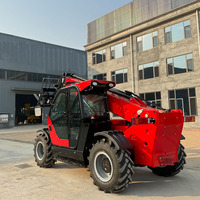 Chariot élévateur télescopique diesel télescopique télescopique 4 tonnes 3 tonnes chariot élévateur télescopique rotatif à 360 degrés