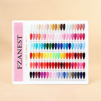 FZANEST TPO FREE Gel pour nail art 120 couleurs brillant et mat, kit de colle pour vernis à ongles UV, sans HEMA, produits professionnels de salon