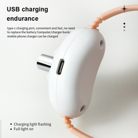 Collier Jouet Interactif Électrique Rechargeable USB Intelligent et Réglable pour Chat, Accessoire Amusant et Portable pour Chatons d'Intérieur
