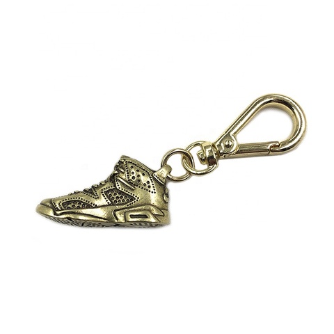 Multifunctional 3D Tennis Basketball Shoes Metal Keychain Customized Sports Sneakers Keychain Metal Shape Logo