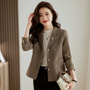 Nuevo Conjunto de Blazer Clásico para Mujer <span class=keywords><strong>2023</strong></span>, Blazer Elegante de Talla Grande para Negocios, Chaqueta para Mujer - Product Image 1
